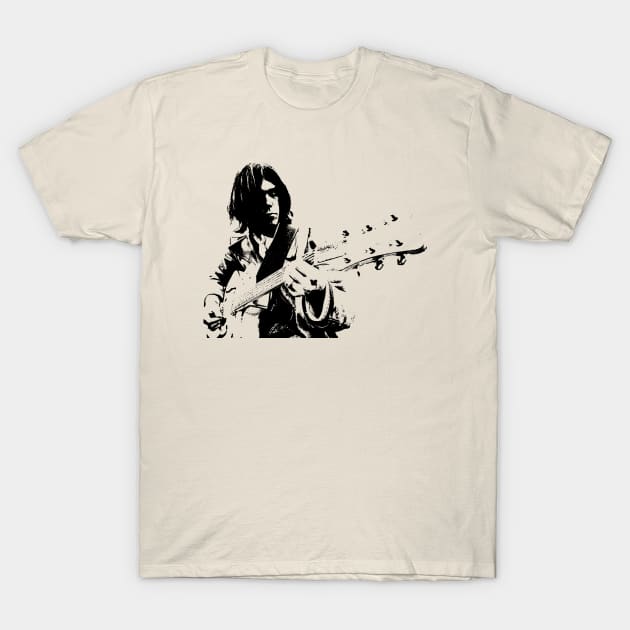 Neil Young  // Vintage Style Design T-Shirt by Indanafebry